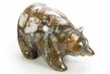 Realistic Polished Colorful Jasper/Agate Bear - India #308467-1